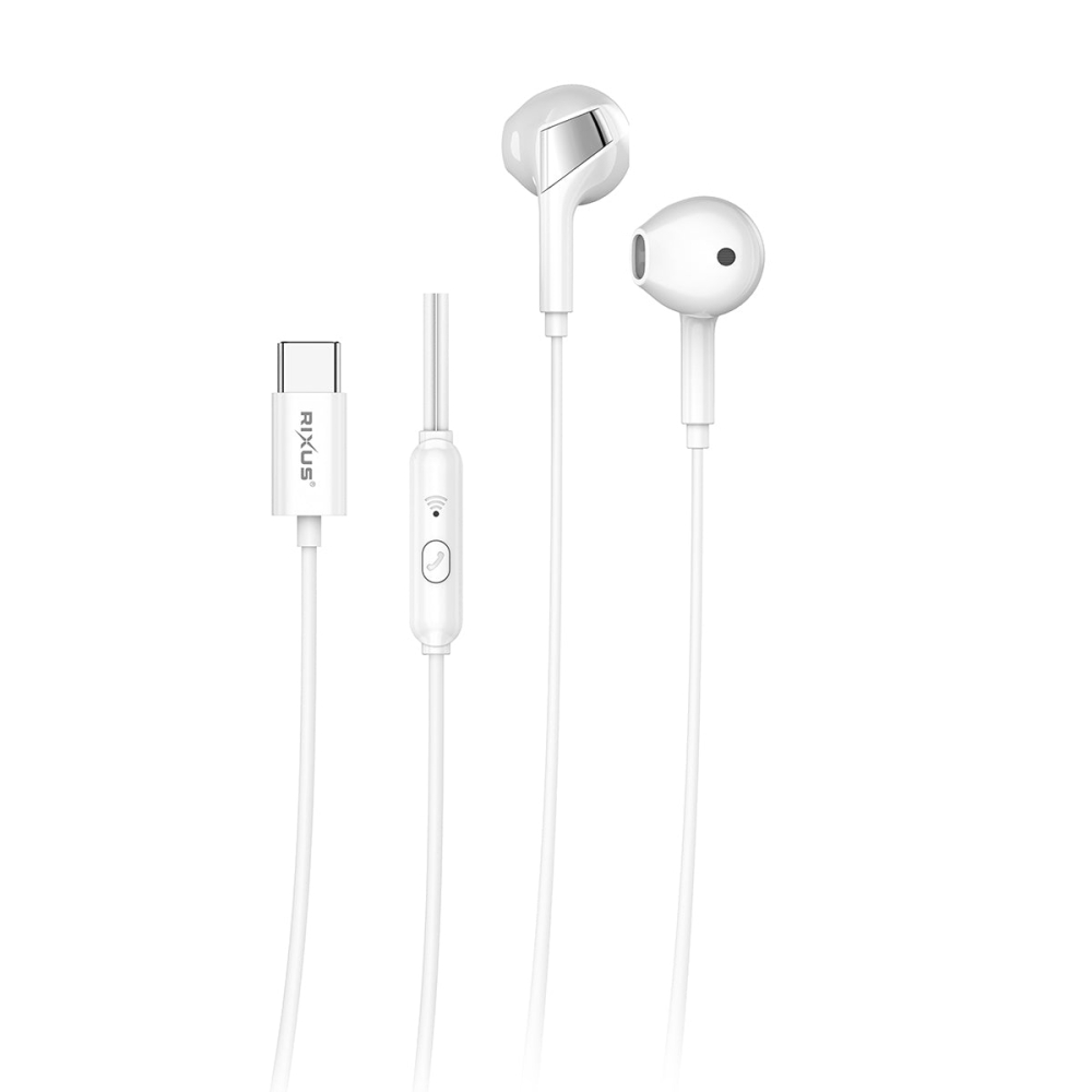 Casti Handsfree USB Type-C cu Microfon si Control Volum, Rixus RXHD19C Soundmagic [2]