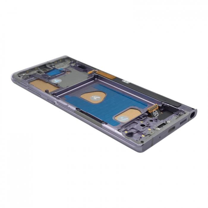 Display compatibil Samsung Note 20 (N980/ N981), Gri, INCELL - Cu rama [2]