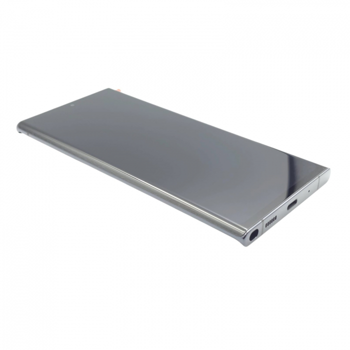 Display compatibil Samsung Note 20 Ultra 4G/ 5G (N985/ N986), Negru, Soft OLED - Cu rama [3]