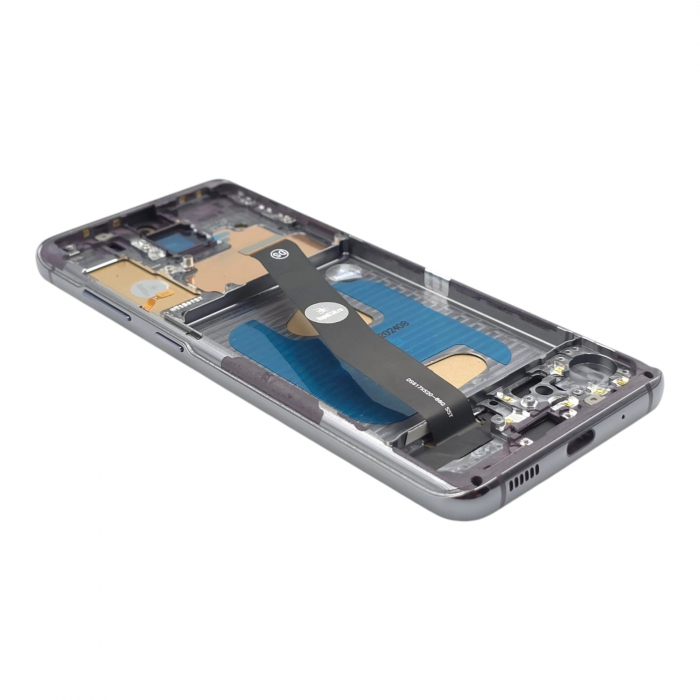 Display compatibil Samsung S20 4G/ 5G (G980/ G981), Gri, INCELL - Cu rama [2]