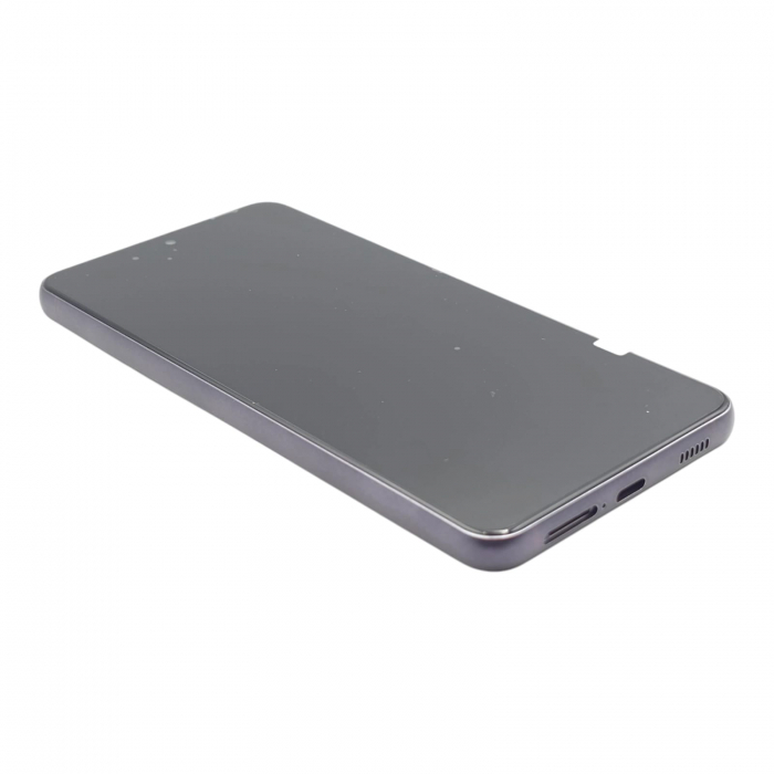Display compatibil Samsung S21 FE (G990), Negru, INCELL - Cu rama [3]