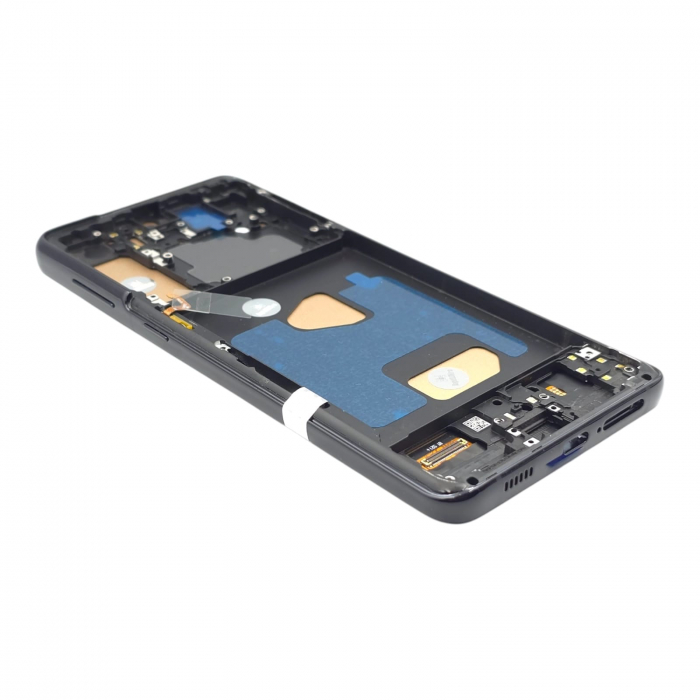 Display compatibil Samsung S21 Plus (G996), Negru, INCELL - Cu rama [2]