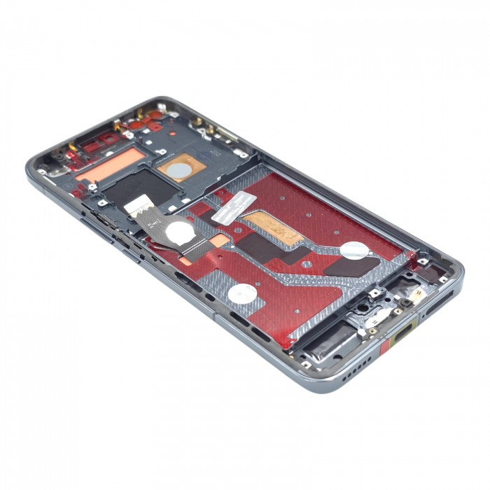 Display compatibil Honor Magic5 Pro, Negru, OLED - cu Rama [2]