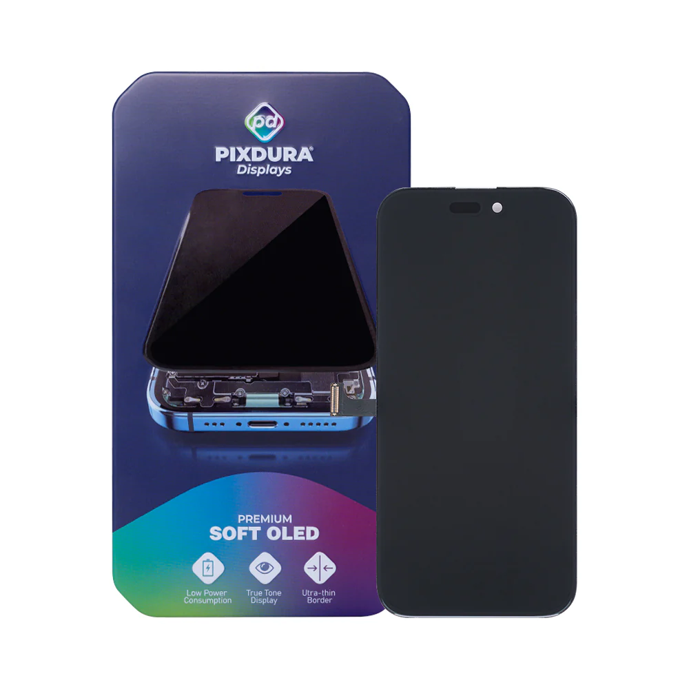 Display compatibil iPhone 15 Pro, Soft Oled Pixdura - (IC schimbabil) (120Hz) [3]