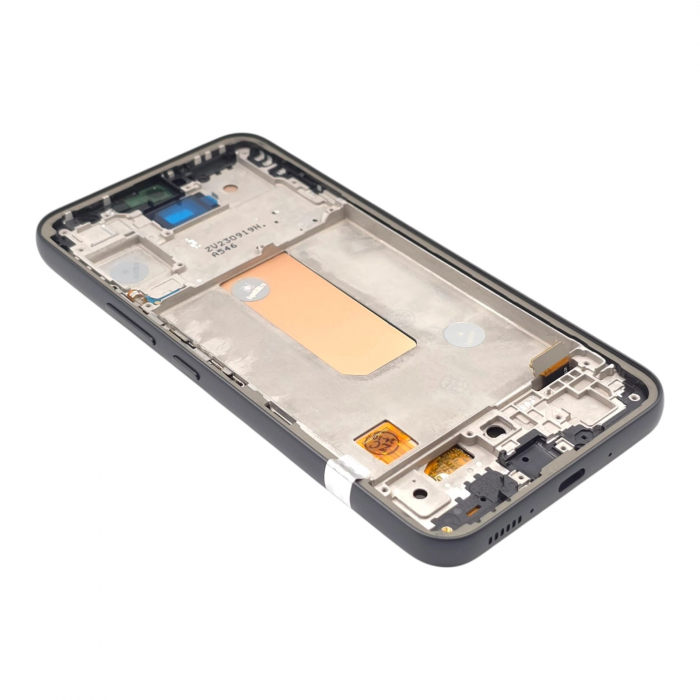 Display compatibil Samsung A54 5G (A546), negru, OLED - cu Rama [2]