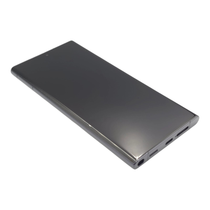 Display compatibil Samsung S22 Ultra 5G (S908), Negru, Soft Oled - Cu rama [3]