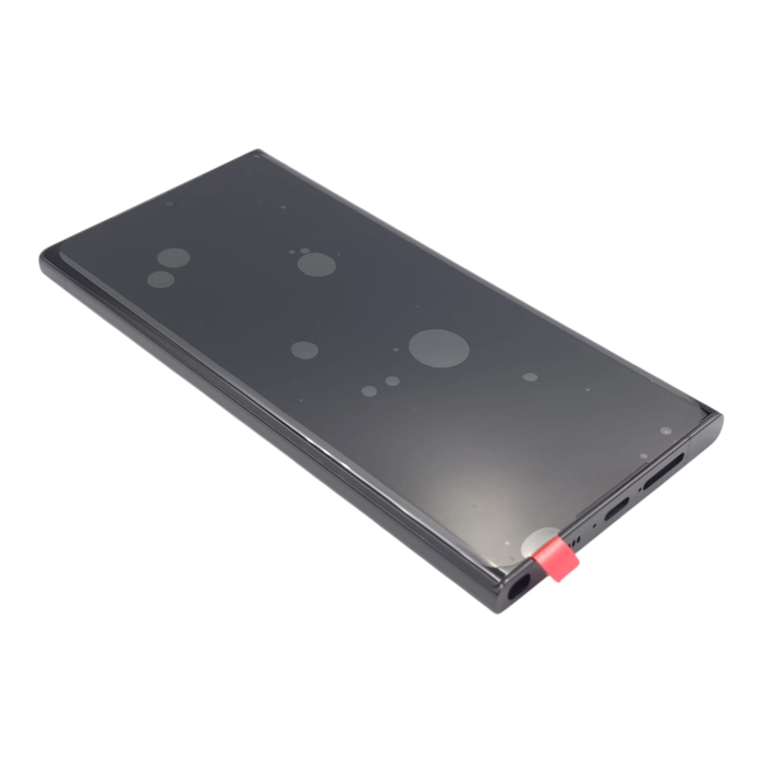 Display compatibil Samsung S23 Ultra 5G (S918), Negru, Soft OLED - Cu rama [3]