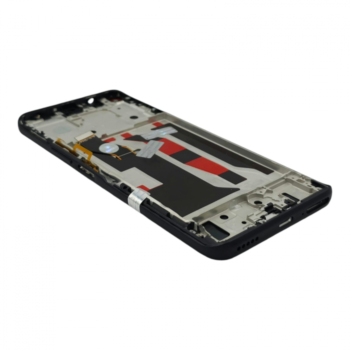 Display compatibil Huawei Nova 8i, Honor 50 Lite, X20, Negru - cu Rama [2]