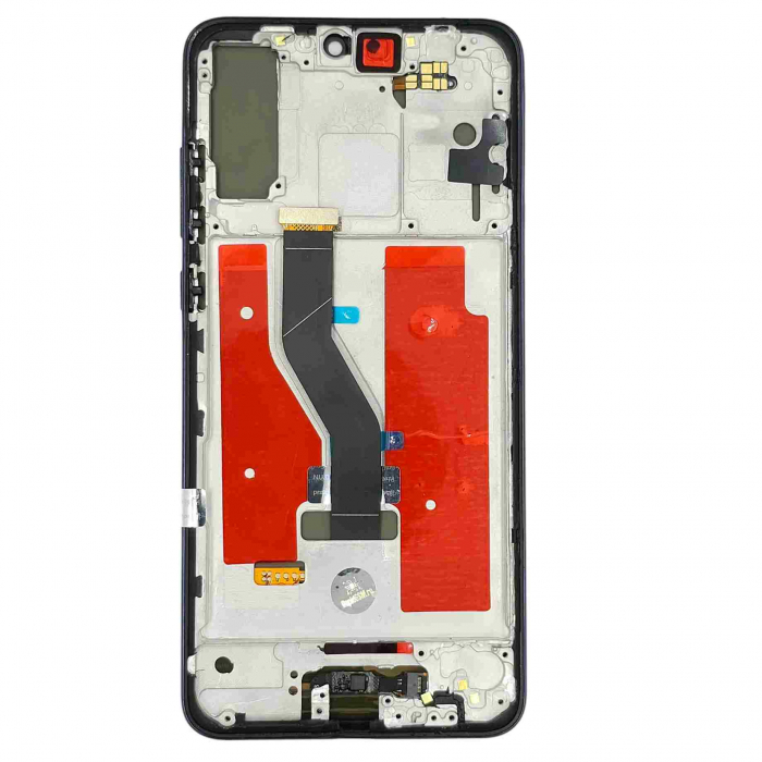 Display compatibil Huawei P20 Pro, OLED, negru (include senzor amprenta ) - cu Rama [2]
