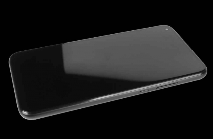 Display compatibil Huawei P40 Lite E, Negru - cu Rama [2]