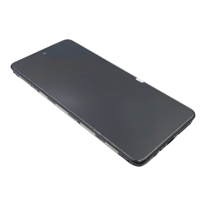 Display compatibil Motorola Moto G24 / G24 Power, Negru - cu Rama [3]
