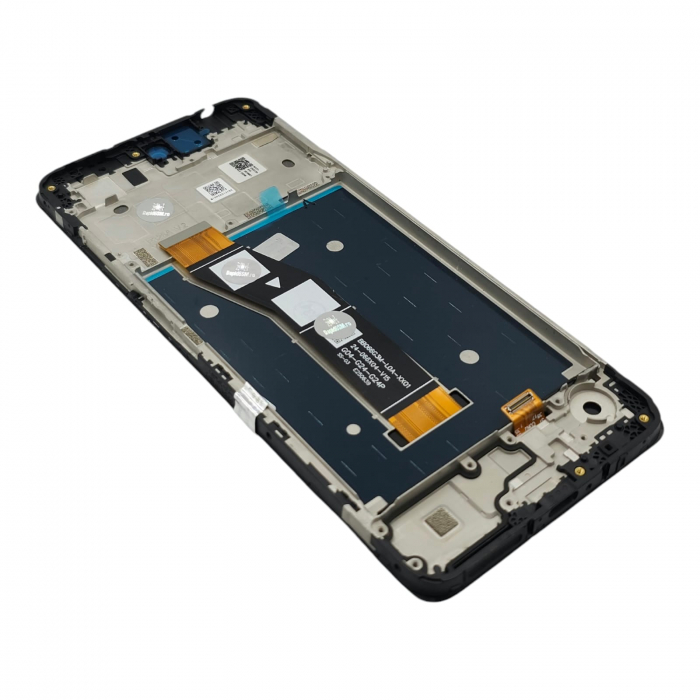 Display compatibil Motorola Moto G24 / G24 Power, Negru - cu Rama [2]