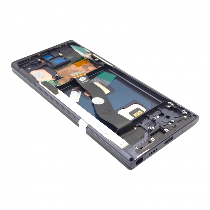 Display compatibil Samsung Note 10 (N970), Negru, INCELL - cu Rama [2]