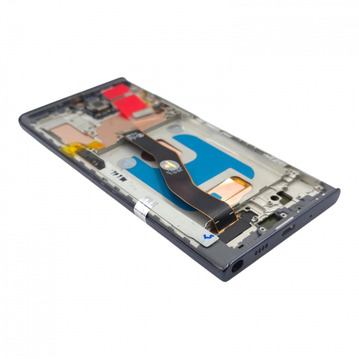 Display compatibil Samsung Note 10 Plus (N975), Negru, INCELL - cu Rama [2]