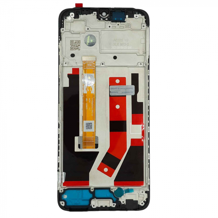 Display compatibil Oppo A38, negru - cu Rama [2]