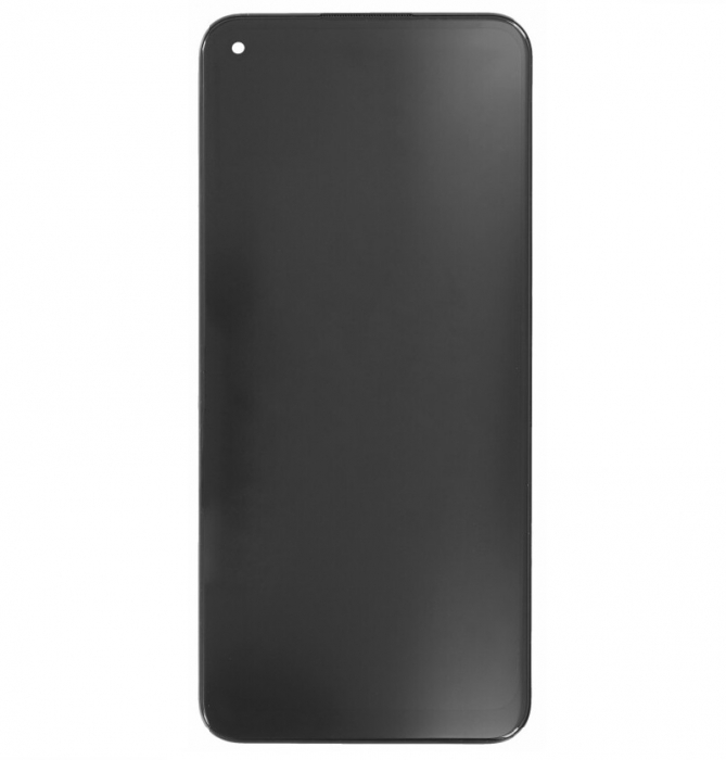 Display compatibil Oppo A53 4G / A53s, Negru - cu Rama [4]