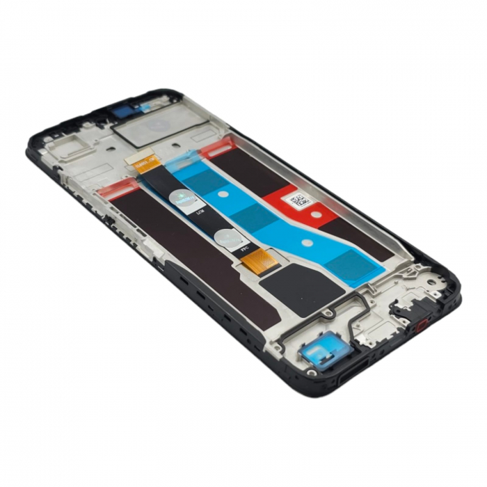 Display compatibil Realme Note 50, negru - cu Rama [2]