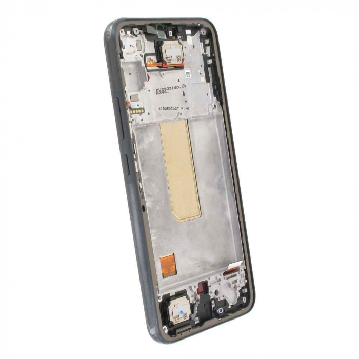 Ecran display cu rama Samsung A34 5G (A346) Negru, (Original Service Pack) [2]
