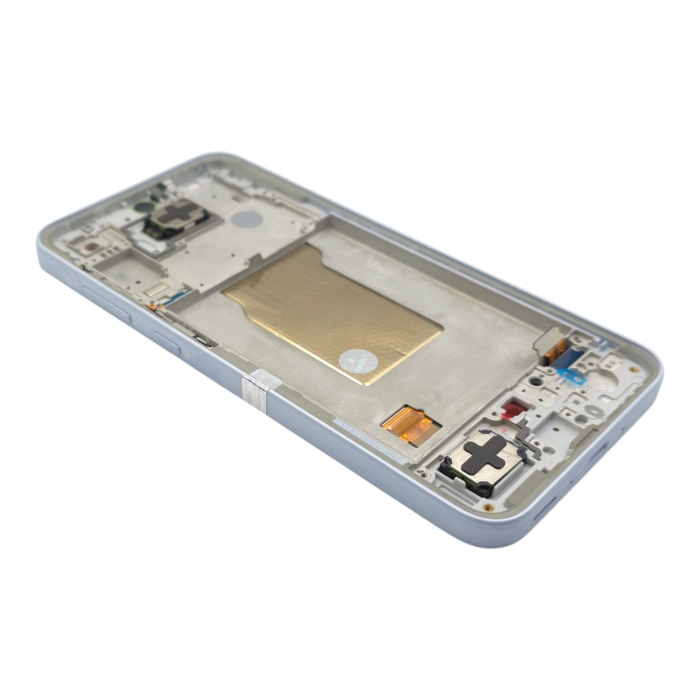 Ecran display cu rama Samsung A35 5G (A356), Iceblue (Original Service Pack) [2]