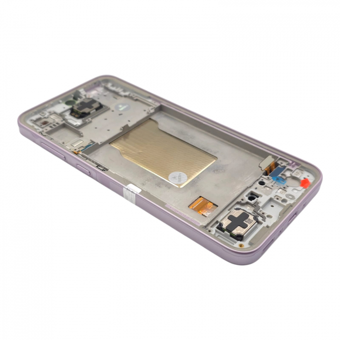 Ecran display cu rama Samsung A35 5G (A356), Lilac / Lavender (Original Service Pack) [2]