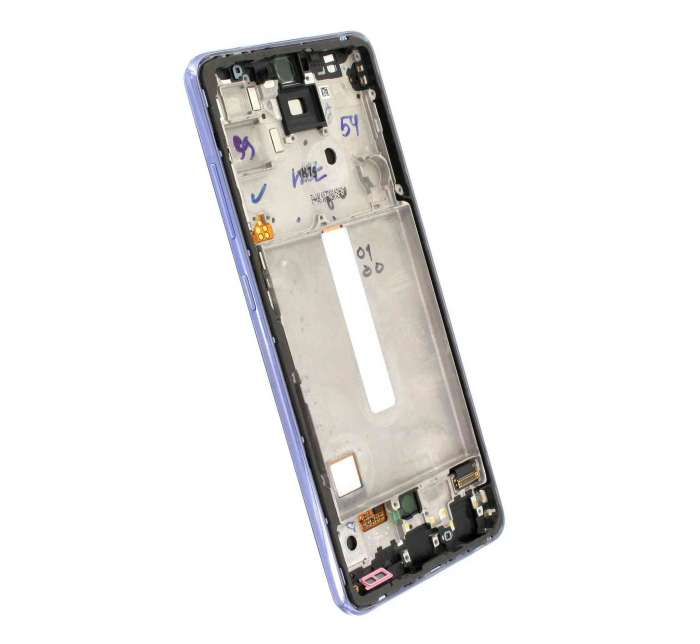 Ecran display cu rama Samsung A52 5G / 4G (A525/A526), Violet (Original Service Pack) [2]