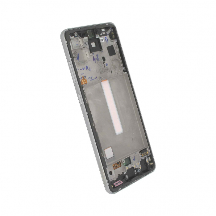 Ecran display cu rama Samsung A52s 5G, Alb (A528) (Original Service Pack) [2]