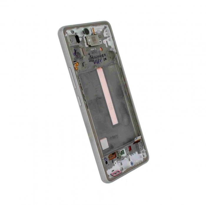 Ecran display cu rama Samsung A53 5G, (A536), Alb (Original Service Pack) [2]