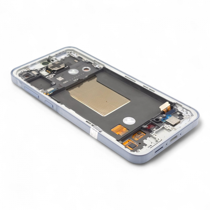 Ecran display cu rama Samsung A55 5G (A556), Iceblue (Original Service Pack) [2]