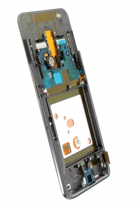 Ecran display cu rama Samsung A80 (A805), Negru (Original Service Pack) [3]