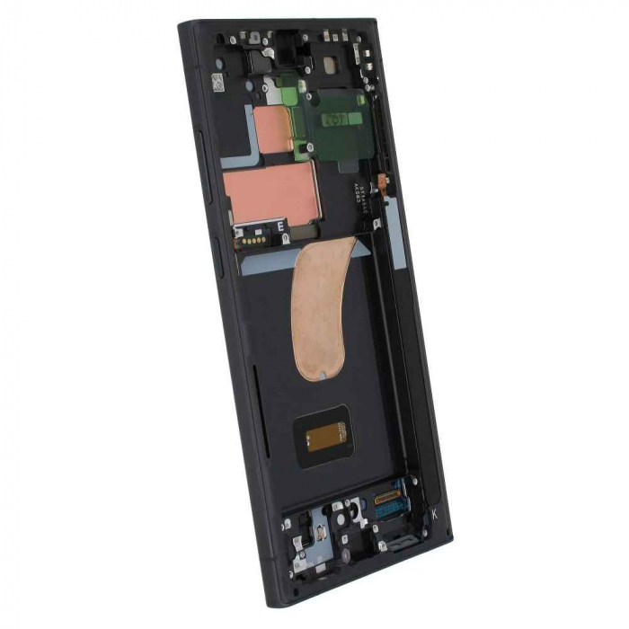 Ecran display cu rama Samsung S23 Ultra 5G (S918) Phantom Black (Original Service Pack) [2]