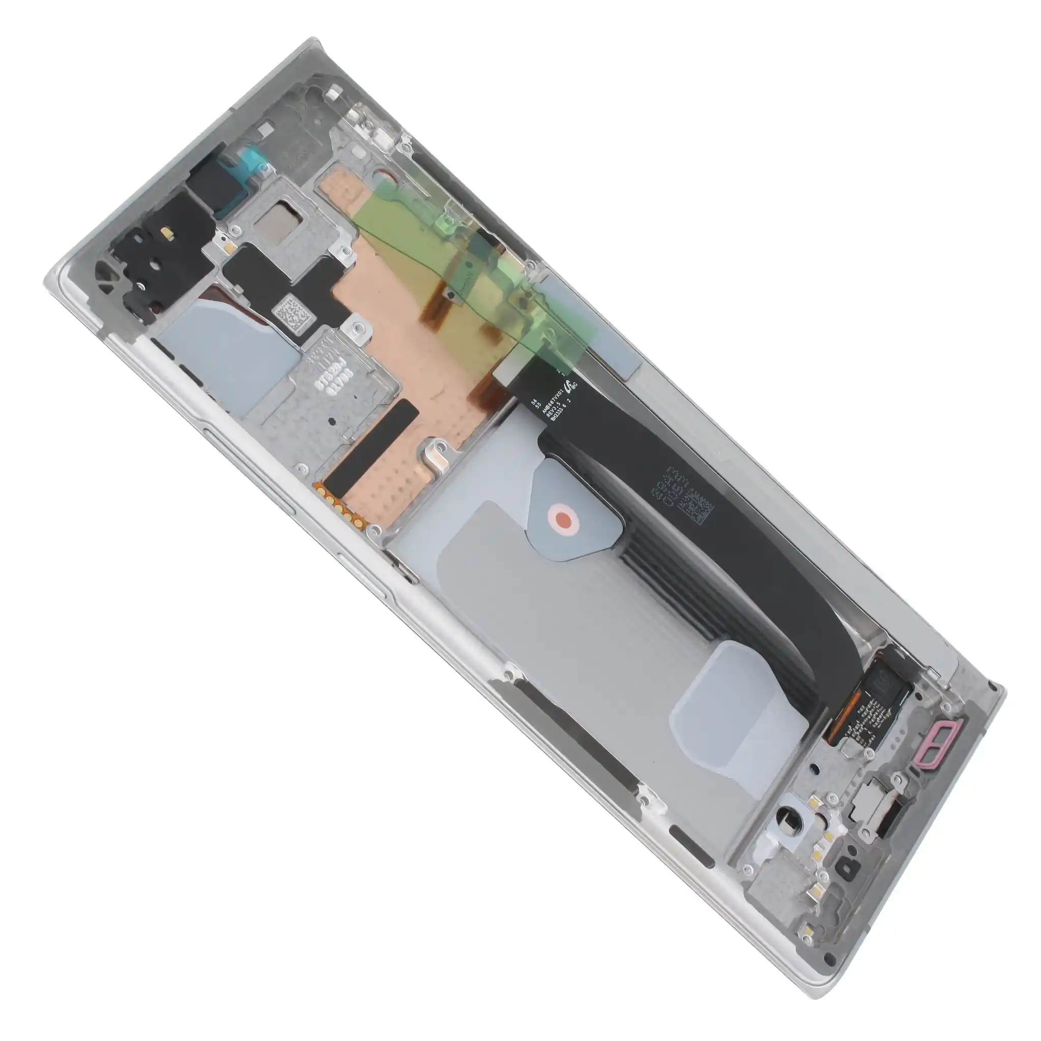 Ecran display cu rama Samsung Note 20 Ultra 4G/ 5G (N985/ N986), Alb (Original Service Pack) [2]