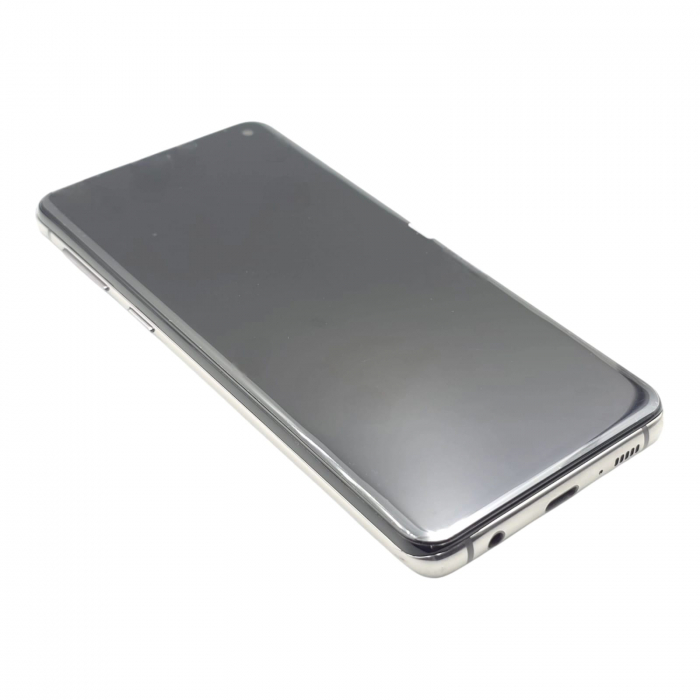 Display compatibil Samsung S10 (G973), Negru, INCELL - cu Rama [3]