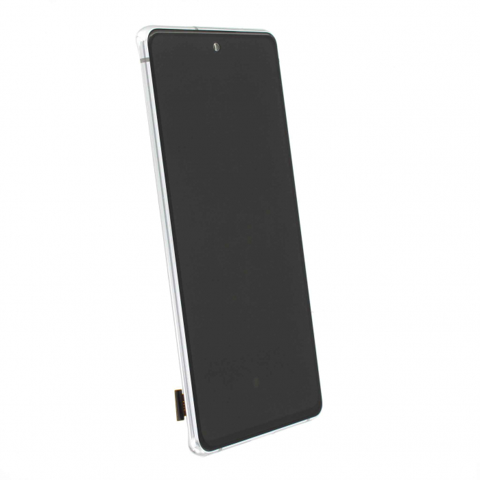 Ecran display cu rama Samsung S20 FE 4G / 5G, Cloud White (G780/ G781) (Original Service Pack) [2]