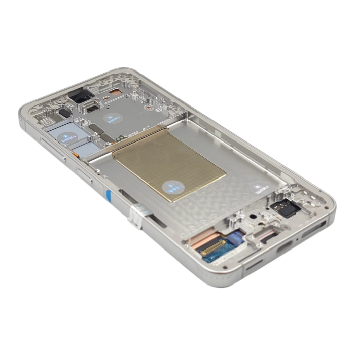 Display cu rama Samsung Galaxy S24 5G (S921), Marble Grey (Original Asamblat) [2]