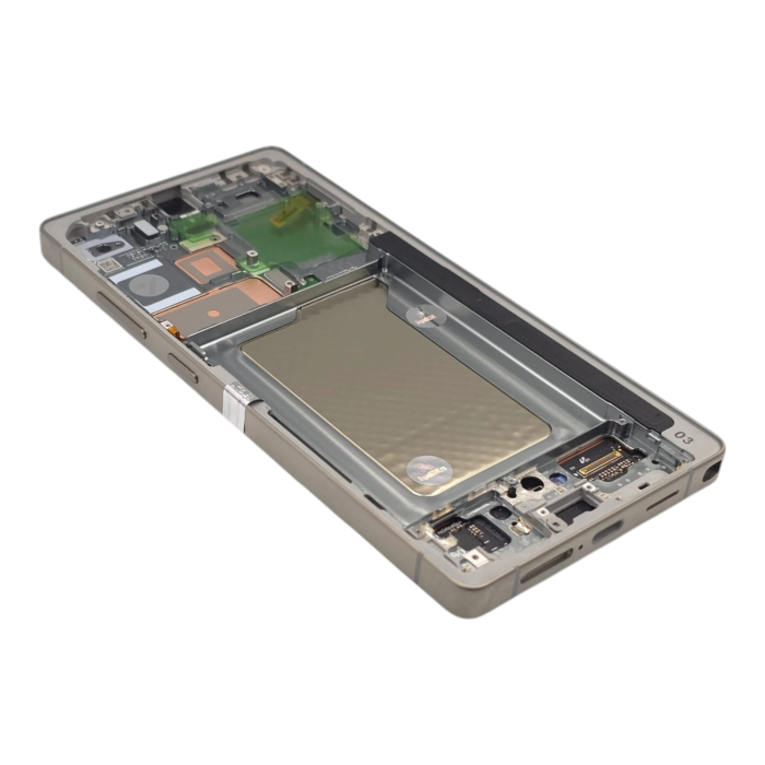 Display cu rama Samsung Galaxy S25 Ultra (S938), Titanium Black/ Gray/ Jade Green/ Pink Gold (Original Service Pack) [2]