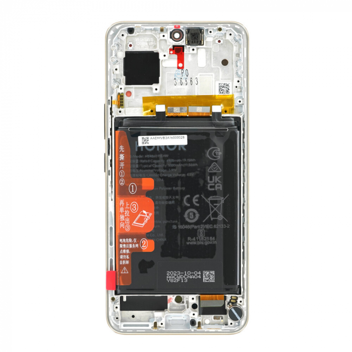 Ecran display Honor 90 cu rama si acumulator, Diamond Silver (Original Service Pack) [2]