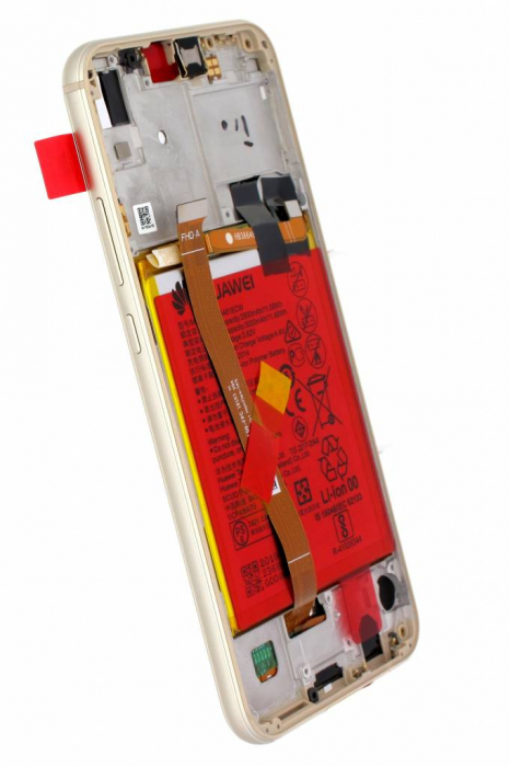 Ecran Display Huawei P20 Lite cu Rama si Acumulator, Gold (Original Service Pack) [2]