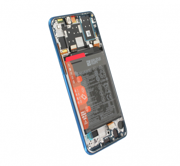 Ecran Display Huawei P30 Lite, Rama + Acumulator, Albastru, 48MP ( 02352RQA ) (Original Service Pack) [2]