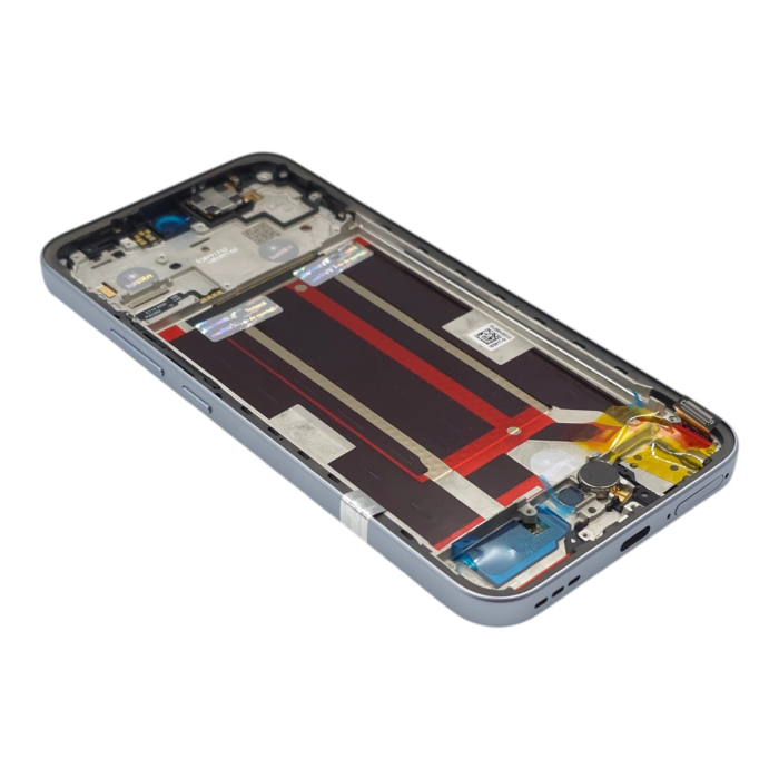 Ecran display Oppo Reno14 F / Reno14 FS, cu rama, Albastru (Opal Blue) (Original Service Pack) [2]