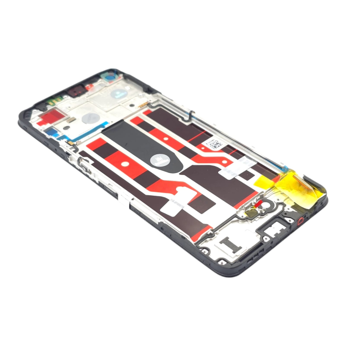 Ecran display Oppo Reno8 Lite / Reno7 Lite / Reno7 Z 5G, cu rama, Negru (Original Service Pack) [2]
