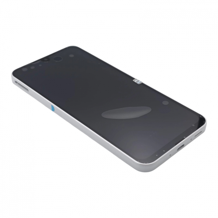 Ecran display Samsung A26 5G (A266) cu rama, alb (Original Service Pack) [3]