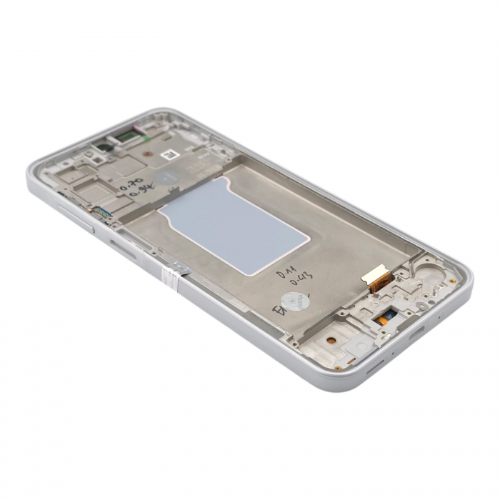Ecran display Samsung A26 5G (A266) cu rama, alb (Original Service Pack) [2]