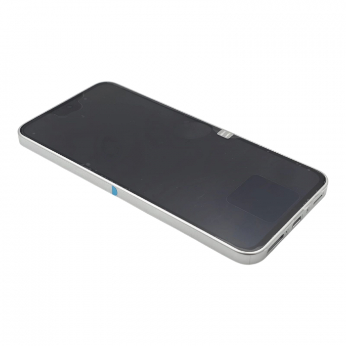 Ecran display Samsung A36 5G (A366) cu rama, alb / gri (Original Service Pack) [3]