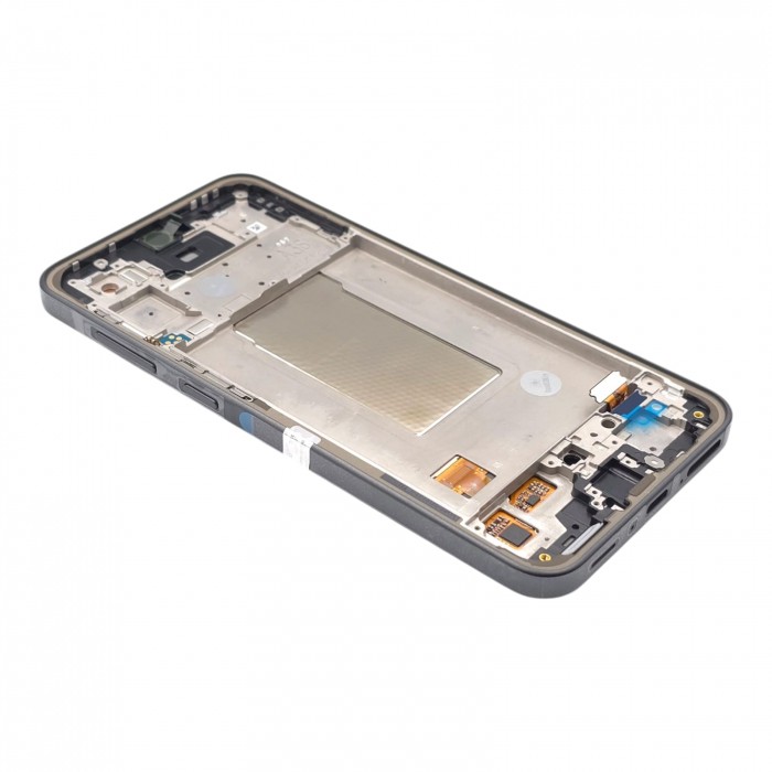 Ecran display Samsung A36 5G (A366) cu rama, negru (Original Service Pack) [2]