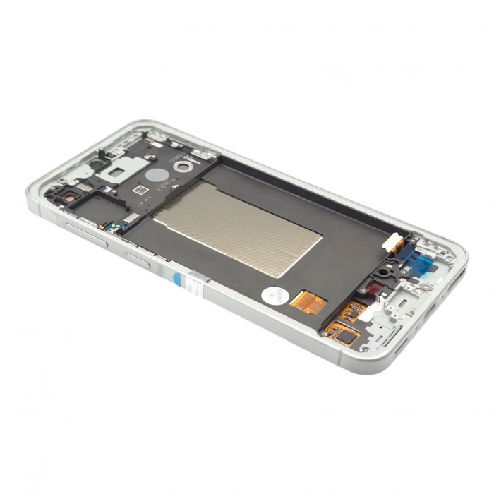 Ecran display Samsung A56 5G (A566) cu rama, Gri/ LightGray (Original Service Pack) [2]