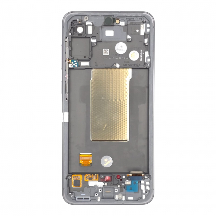 Ecran display Samsung A56 5G (A566) cu rama, Negru/ Graphite (Original Service Pack) [1]