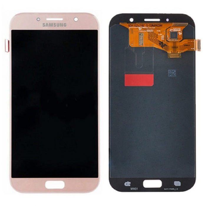 Ecran display Samsung A7 2017 (A720), Pink (Original Service Pack) [1]