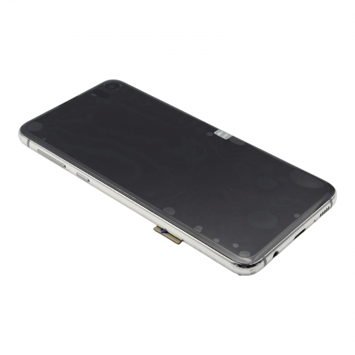 Ecran display Samsung cu rama S10e (G970), Prism White (Original Service Pack) [3]
