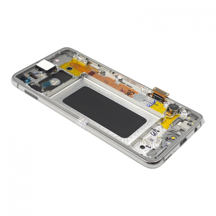 Ecran display Samsung cu rama S10e (G970), Prism White (Original Service Pack) [2]