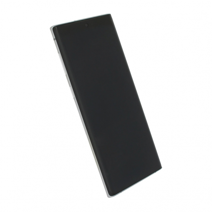 Ecran display Samsung Note 10 (N970) Aura Glow / Silver, cu rama si acumulator (Original Service Pack) [2]
